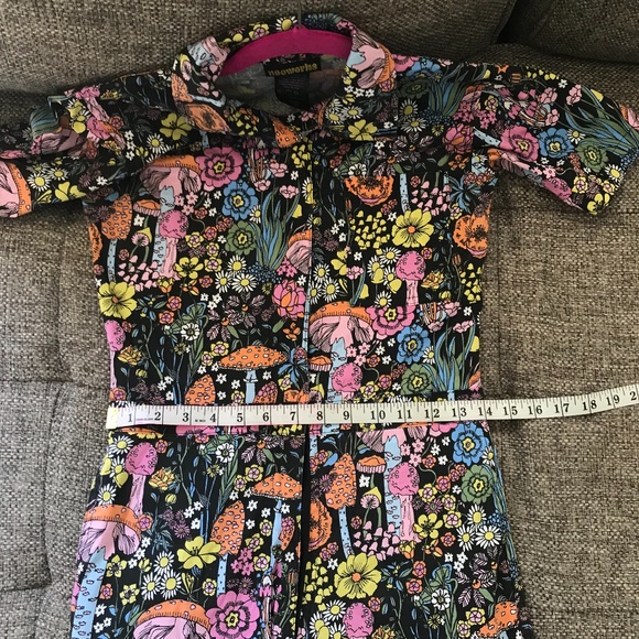 Nooworks Magical Mushrooms Coveralls Size XXS - Picture 5 of 8